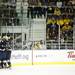 The Notre Dame team celebrates after scoring on Friday. Notre Dame won 4-1. Daniel Brenner I AnnArbor.com
